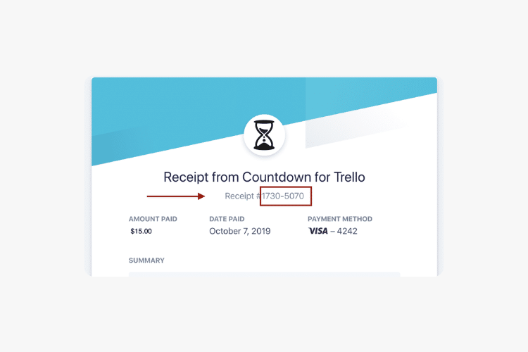 countdown pro reciept